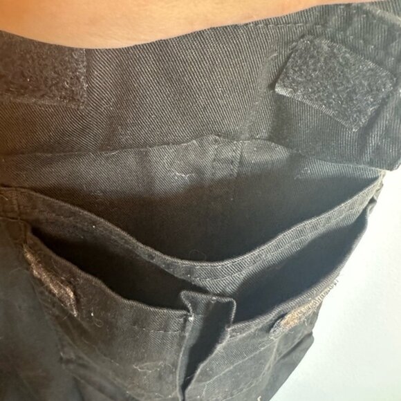 Helly Hansen Work Wear Pants Mens Size W34 X L32 Black Paint Staining Cargo Pant - Picture 4 of 16